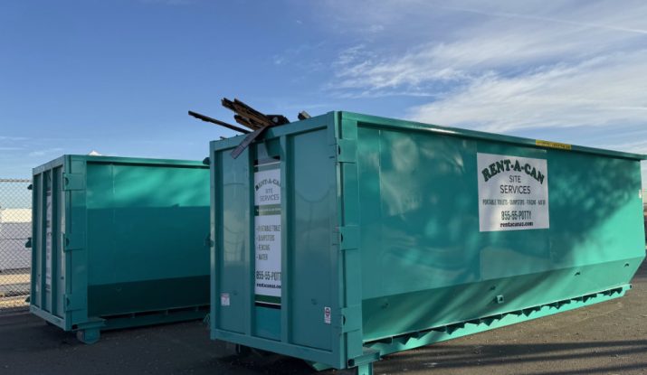 Rent-A-Can dumpster