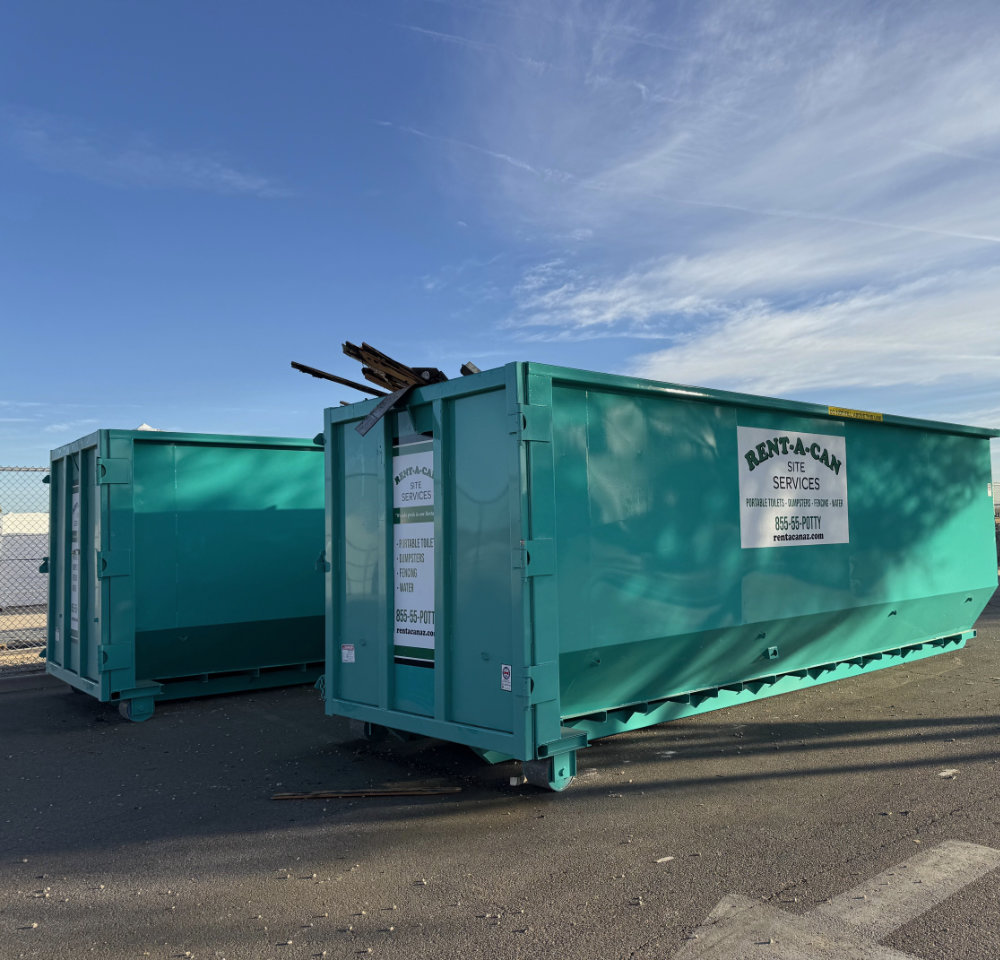 Rent-A-Can dumpster